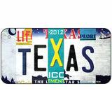 Texas Strip Art Novelty Metal License Plate Tag 6" x 3" (BP)