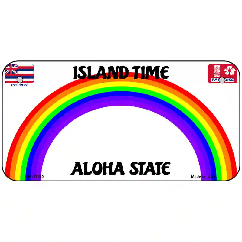 Hawaii Blank Novelty Metal License Plate Tag 6" x 3" (BP)