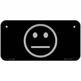 Meh Black Novelty Metal License Plate Tag 6" x 3" (BP)