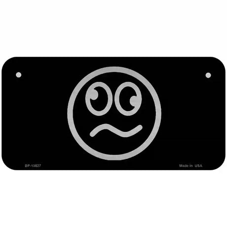 Loopy Black Novelty Metal License Plate Tag 6" x 3" (BP)