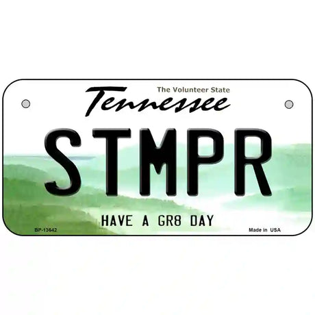 Stomper Novelty Metal License Plate Tag 6" x 3" (BP)