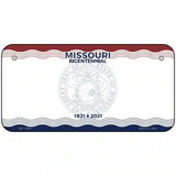 Missouri Bicentennial Novelty State Blank Metal License Plate 6" x 3" (BP)