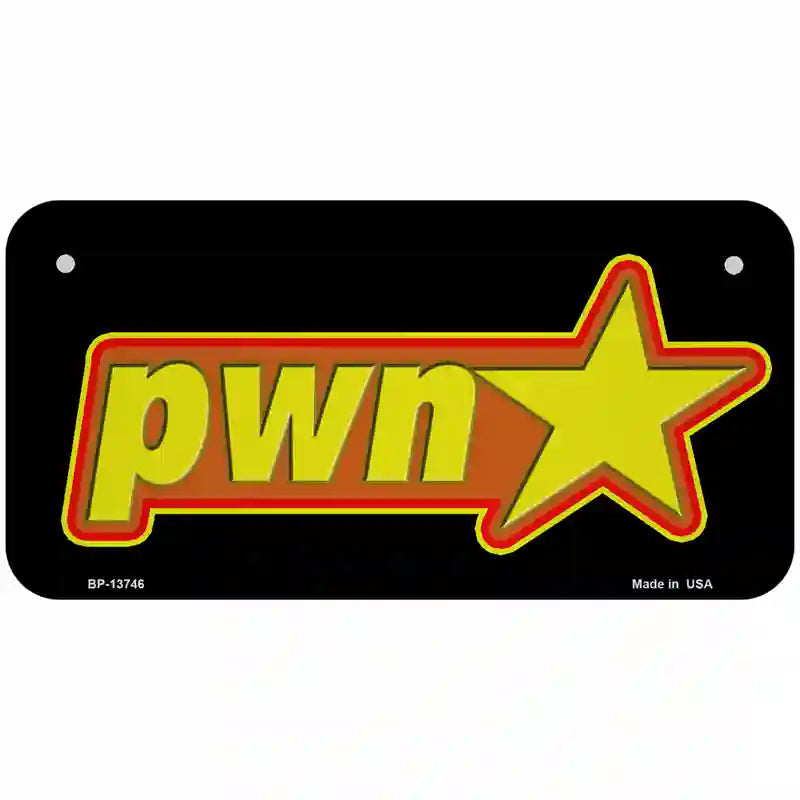 Pawn Star Novelty Metal License Plate Tag 6" x 3" (BP)