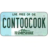 Contoocook New Hampshire Novelty Metal License Plate Tag 6" x 3" (BP)