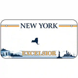 New York Excelsior Novelty Metal License Plate 6" x 3" (BP) / Yes