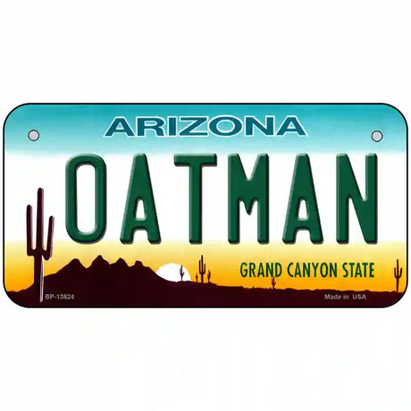 Oatman Arizona Novelty Metal License Plate Tag 6" x 3" (BP)