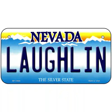 Laughlin Nevada Novelty Metal License Plate Tag 6" x 3" (BP)