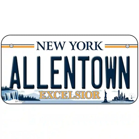 Allentown Excelsior New York Novelty Metal License Plate Tag 6" x 3" (BP)