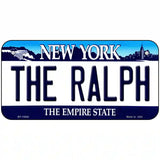 The Ralph NY Blue Novelty Metal License Plate Tag 6" x 3" (BP)