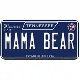 Mama Bear Tennessee Blue Novelty Metal License Plate Tag 6" x 3" (BP)