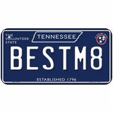 Best M8 Tennessee Blue Novelty Metal License Plate Tag 6" x 3" (BP)