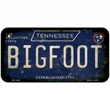 Bigfoot Tennessee Novelty Metal License Plate Tag 6" x 3" (BP)