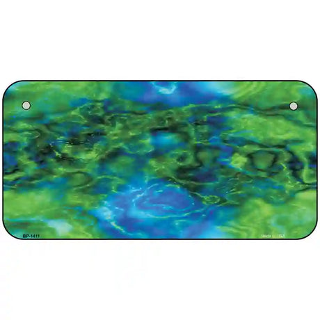 Psychedelic Electric Jelly Fish Metal Novelty License Plate 6" x 3" (BP)