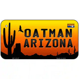 Oatman Flag Arizona Scenic Background Novelty Metal License Plate 6" x 3" (BP)