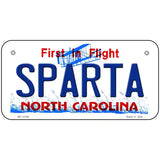 Sparta North Carolina Novelty Metal License Plate 6" x 3" (BP)