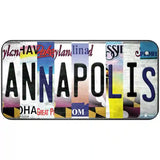 Annapolis Strip Art Novelty Metal License Plate 6" x 3" (BP)