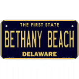 Bethany Beach Delaware Novelty Metal License Plate 6" x 3" (BP)