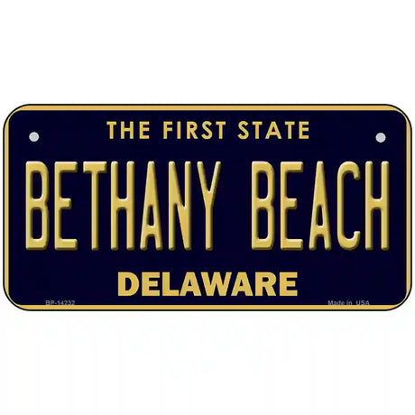 Bethany Beach Delaware Novelty Metal License Plate 6" x 3" (BP)