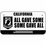 California POW MIA Some Gave All Novelty Metal License Plate 6" x 3" (BP)