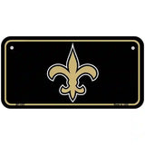 Fleur de lis Metal Novelty License Plate 6" x 3" (BP)