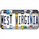 West Virginia License Plate Art Novelty Metal License Plate 6" x 3" (BP)