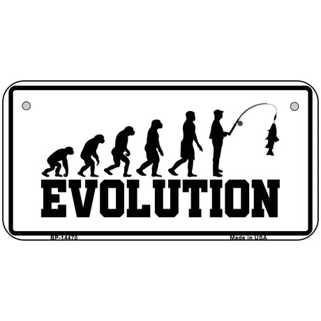 Evolution Novelty Metal License Plate LP-14470