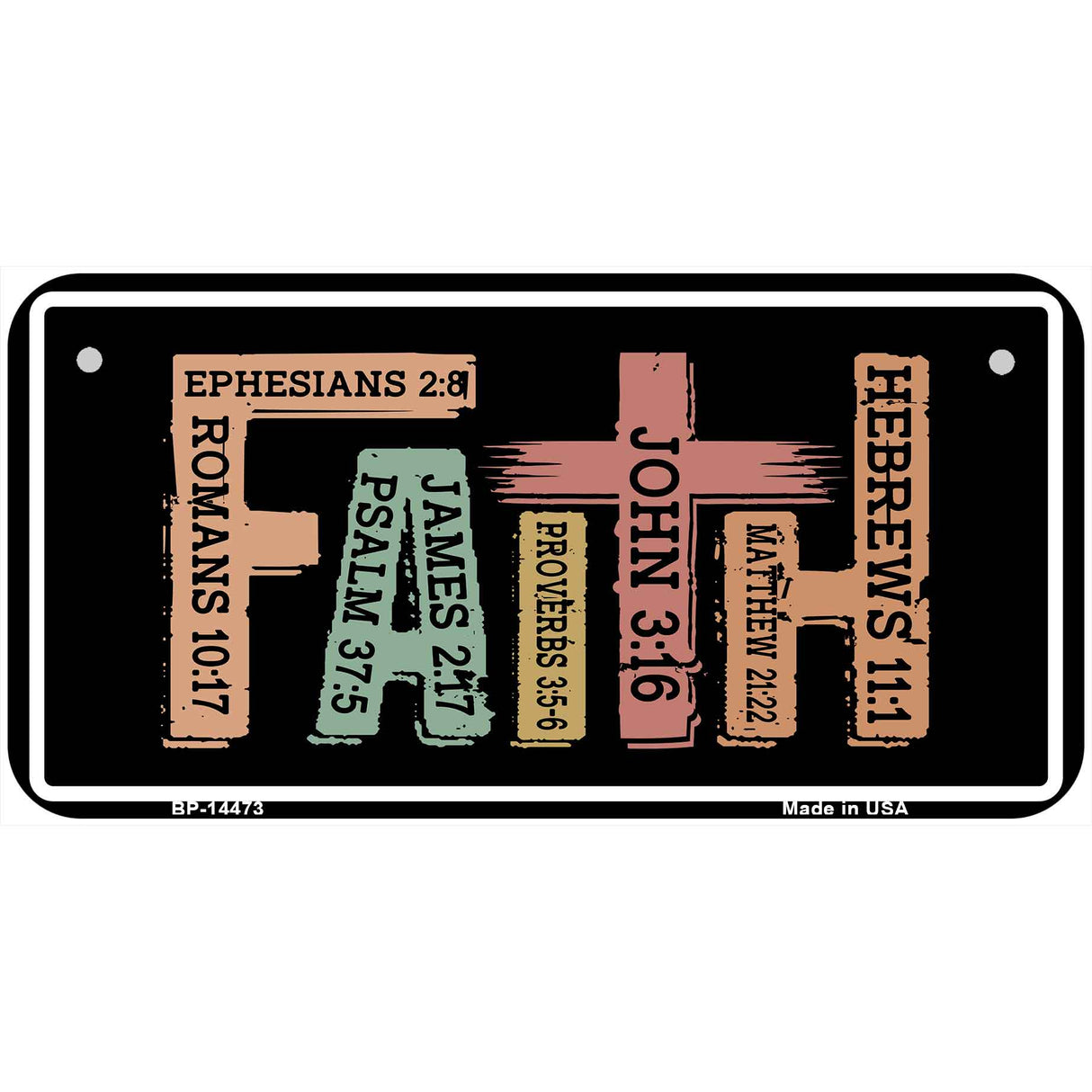 Faith Novelty Metal License Plate LP-14473