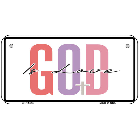 God Is Love Novelty Metal License Plate LP-14474