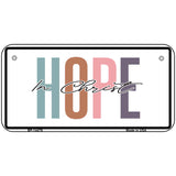 Hope In Christ Novelty Metal License Plate LP-14475