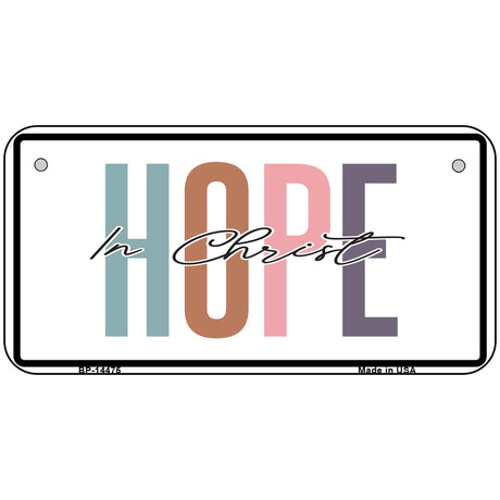 Hope In Christ Novelty Metal License Plate LP-14475