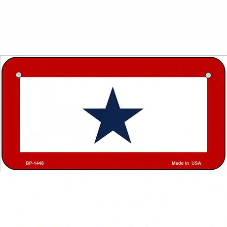 Blue Star One Metal Novelty License Plate 6" x 3" (BP)