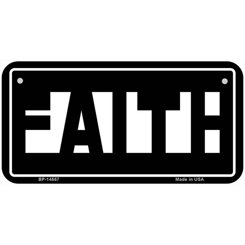 Hidden Faith Novelty Metal License Plate LP-14557