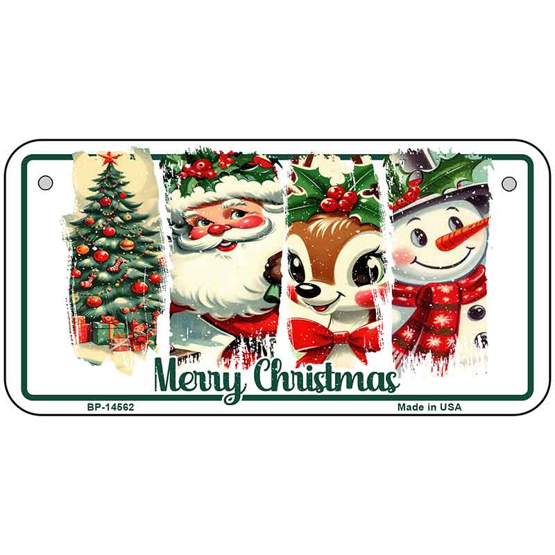 Merry Christmas Novelty Metal License Plate LP-14562