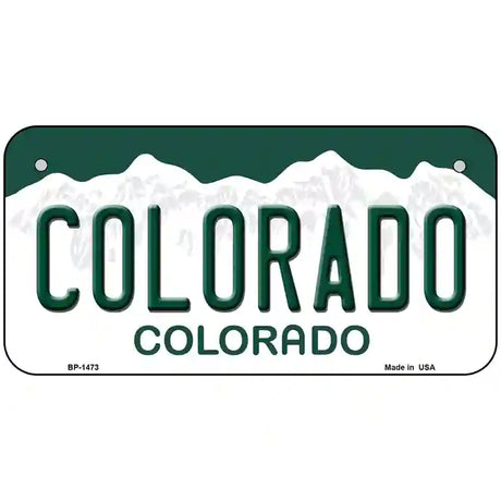 Colorado Novelty State Metal License Plate 6" x 3" (BP)