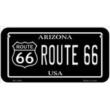 Route 66 Arizona Metal Novelty License Plate 6" x 3" (BP)