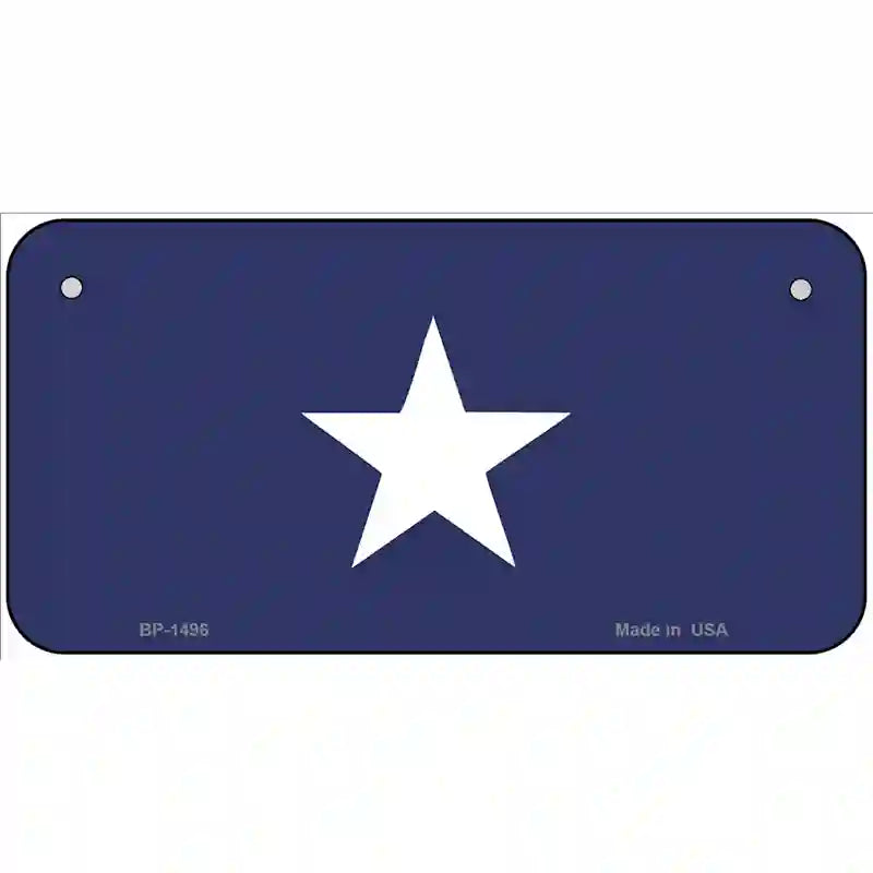 Bonnie Blue Flag Metal Novelty License Plate 6" x 3" (BP)