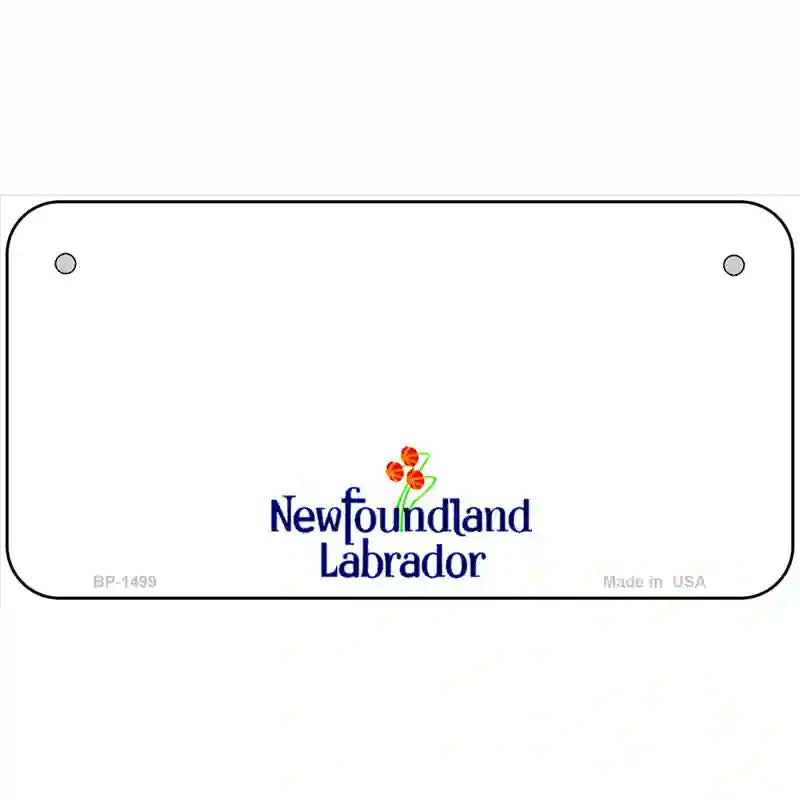 Newfoundland Novelty Metal License Plate 6" x 3" (BP)