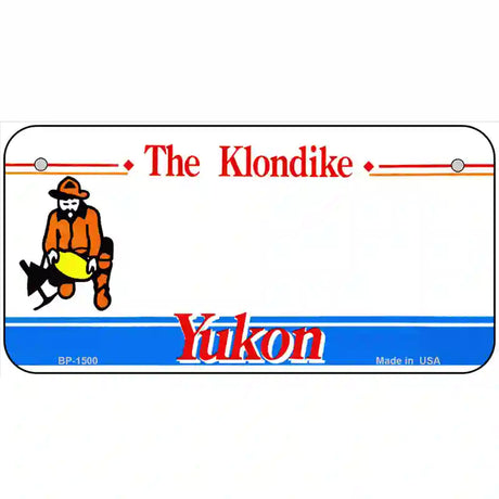 Yukon Novelty Metal License Plate 6" x 3" (BP)