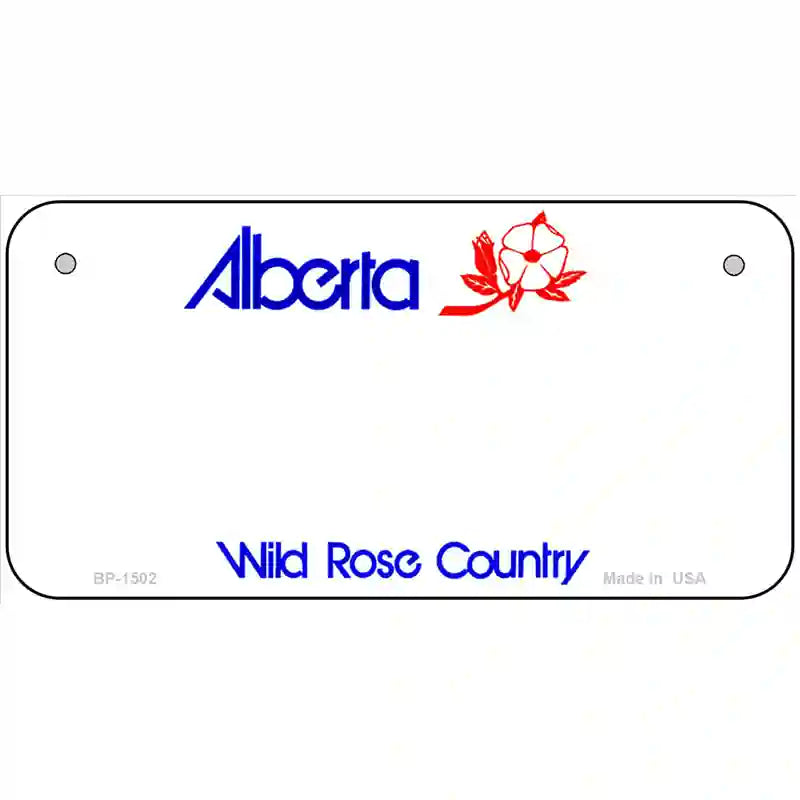 Alberta Novelty Metal License Plate 6" x 3" (BP)