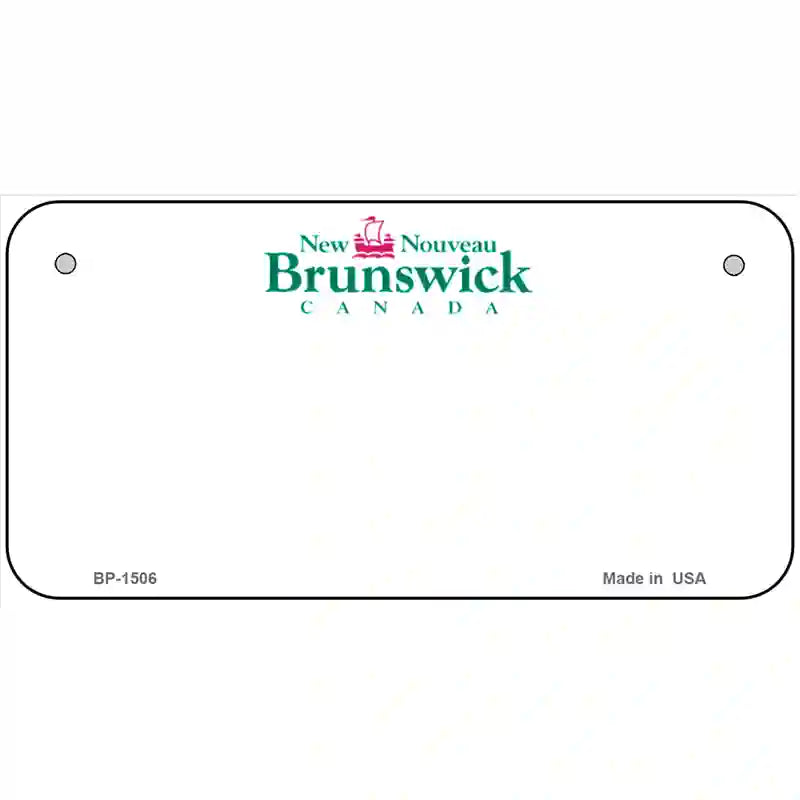 New Brunswick Novelty Metal License Plate 6" x 3" (BP)