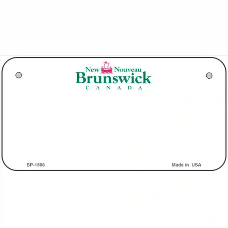 New Brunswick Novelty Metal License Plate 6" x 3" (BP)