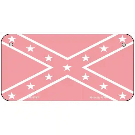 Pink Rebel Metal Novelty License Plate 6" x 3" (BP)