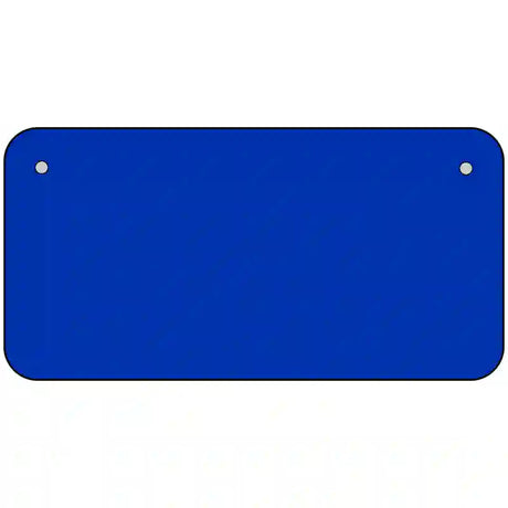 Royal Blue Solid Metal Novelty License Plate 6" x 3" (BP)