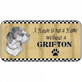 Pencil Sketch Grifton Metal Novelty License Plate 6" x 3" (BP)