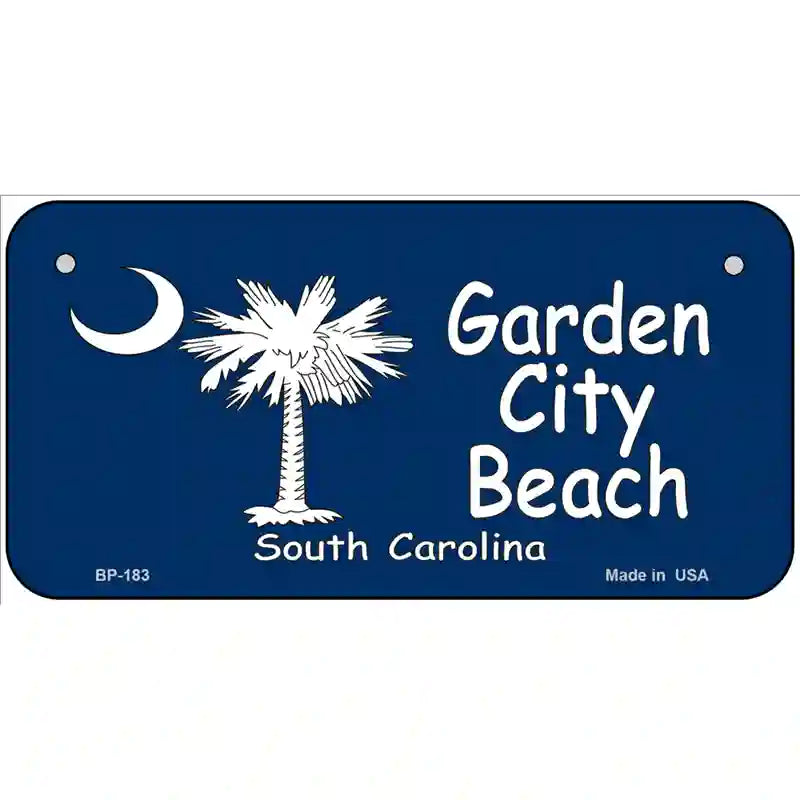 Garden City Beach South Carolina Metal Novelty License Plate 6" x 3" (BP)