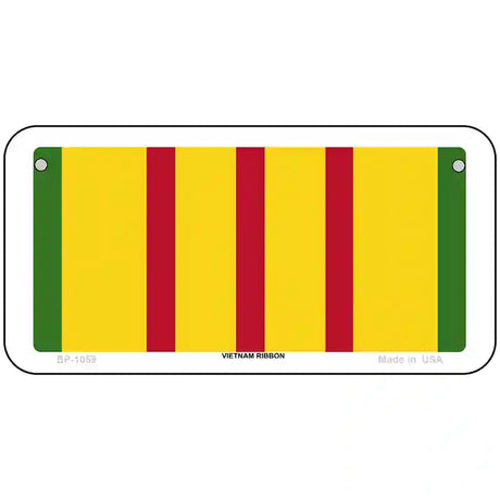 Vietnam Ribbon Metal Novelty License Plate 6" x 3" (BP)