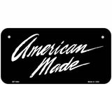 American Made Metal Novelty License Plate 6" x 3" (BP)