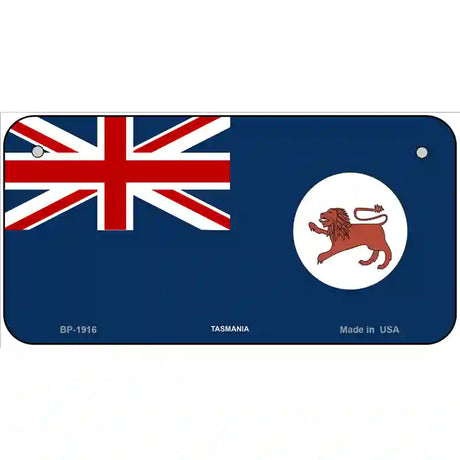 Tasmania Flag Metal Novelty License Plate 6" x 3" (BP)