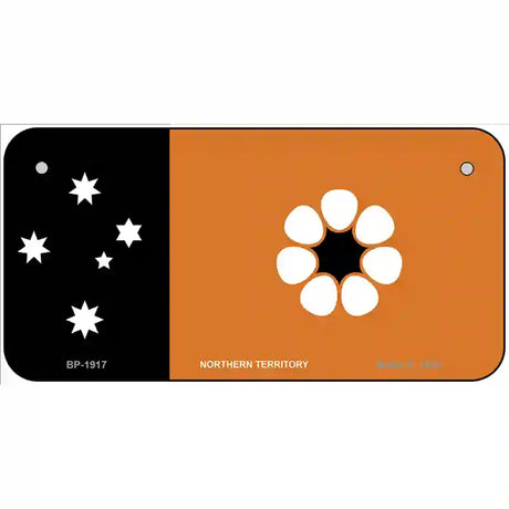 Northern Territory Flag Metal Novelty License Plate 6" x 3" (BP)