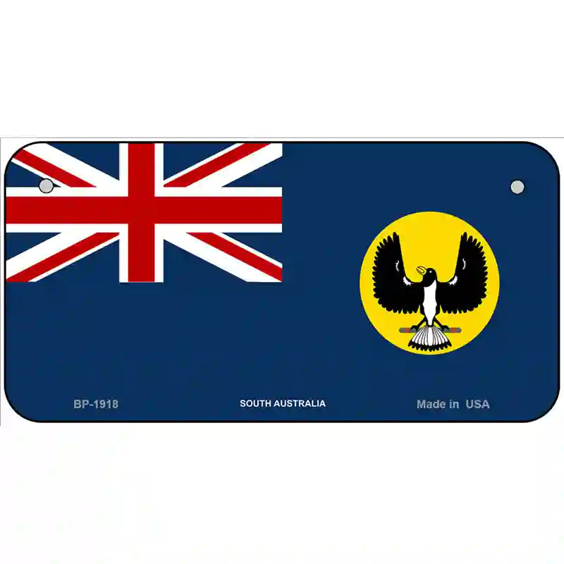 South Australia Flag Metal Novelty License Plate 6" x 3" (BP)